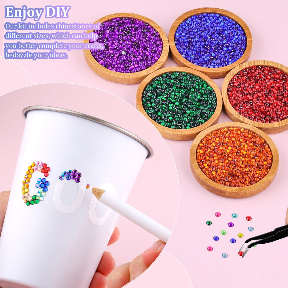 Pinzas y bolígrafo recogedor TINKRSTUFF para manejo preciso de gemas.