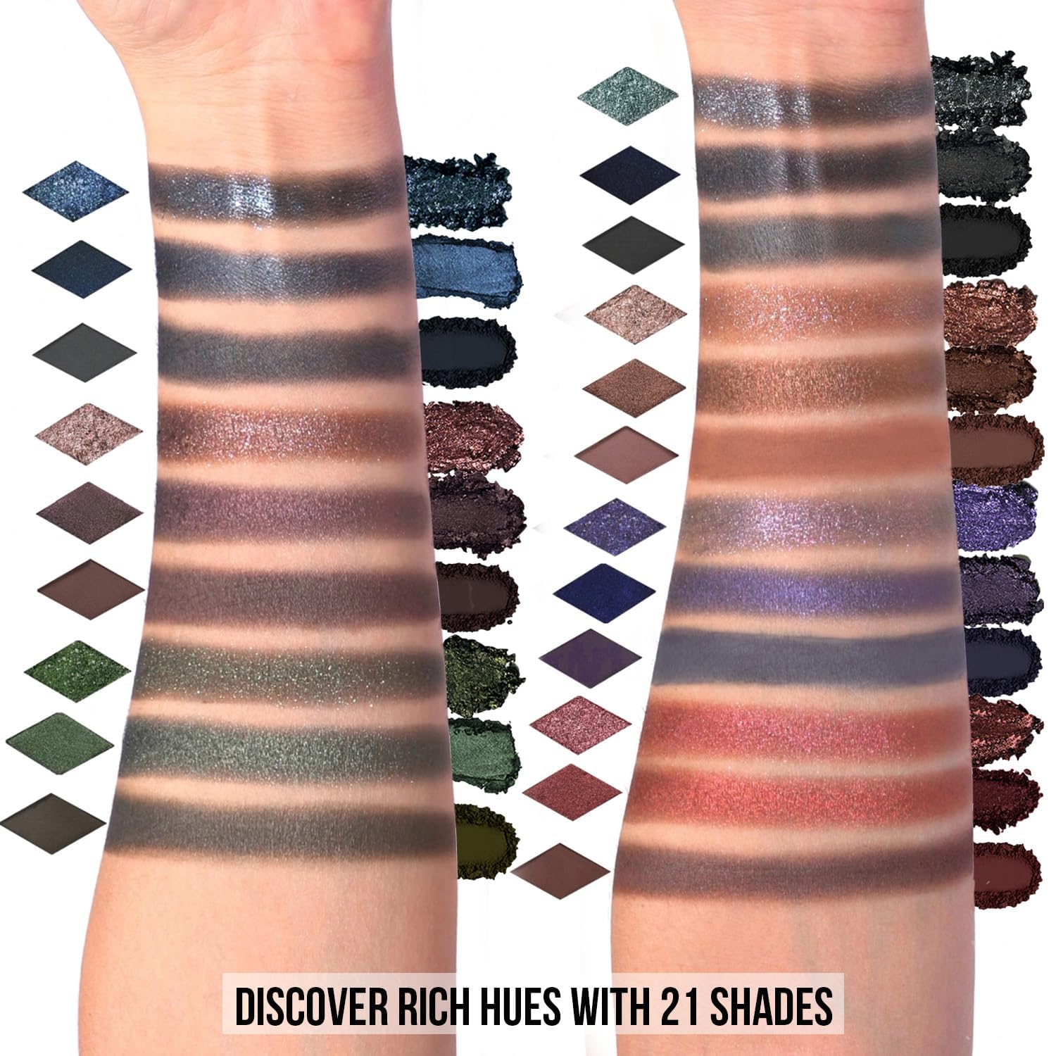 Sombra negra con destellos shimmer suaves, de Tintark Midnight Masquerade