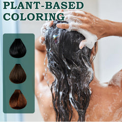Tono Natural Negro aplicado para cobertura uniforme.