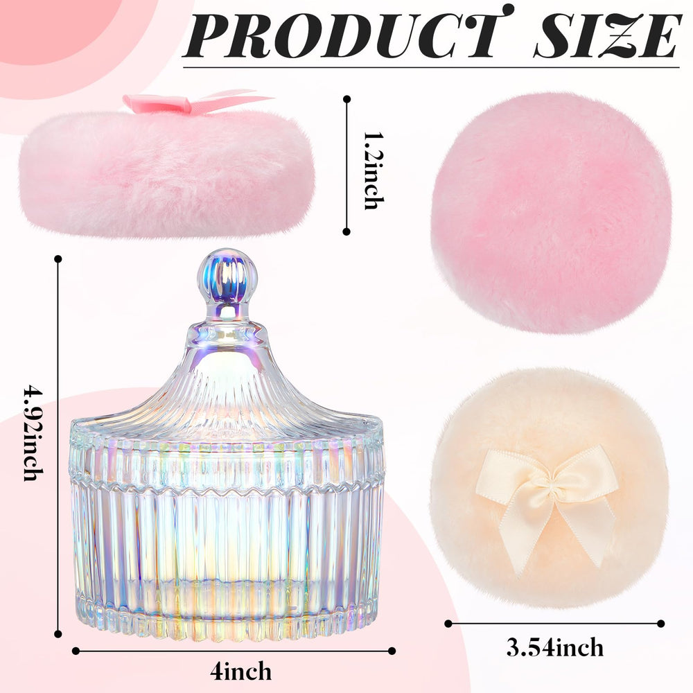 Tioncy puff velour suave, sensación agradable en piel sensible.
