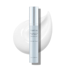 Crème Yeux TIRTIR Collagène Lifting avec roller pour raffermir le contour.