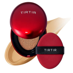 TIRTIR funda en cojín, cobertura media para un acabado natural con brillo satinado.
