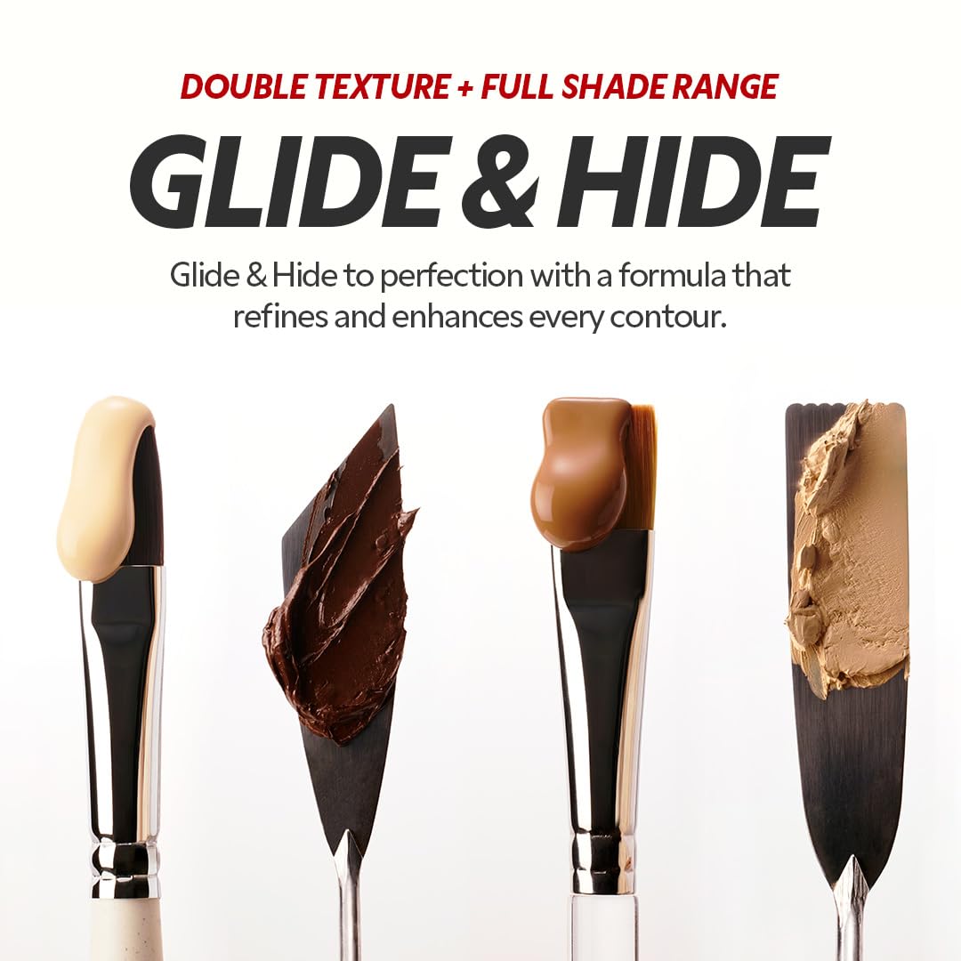 Glide&Hide entrega acabado ligero y luminoso gracias a su formula transpirable.