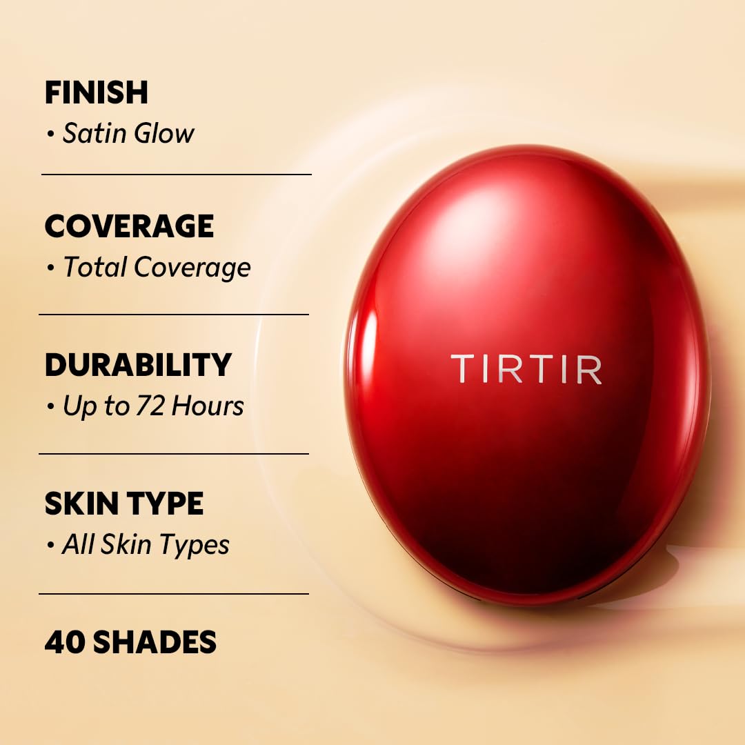 TIRTIR Mask Fit Red Cushion dure longtemps tout en restant léger.