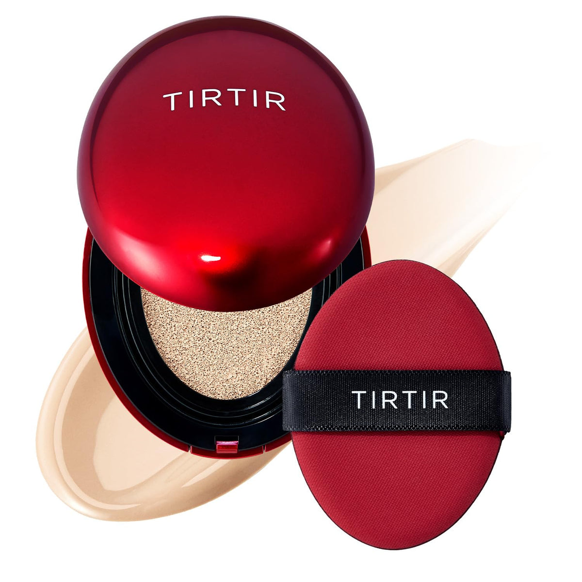 TIRTIR Mask Fit Red Cushion teinte 17N Vanilla, couverture modulable et naturelle.