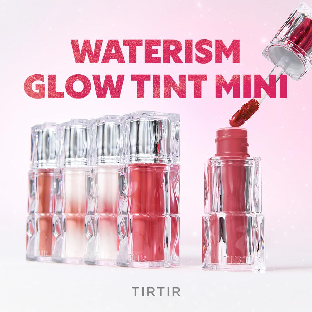 TIRTIR Waterism Cassis Plum aplicación en labios para color natural y brillo suave.