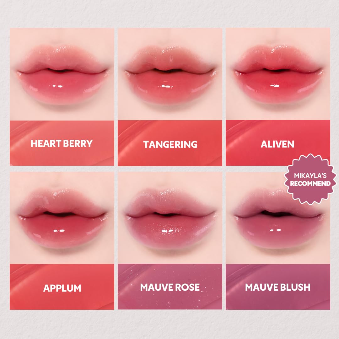 TIRTIR Waterism Cassis Plum tono versátil para labios y mejillas.