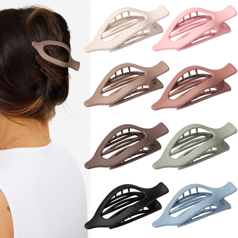 Pinza plana Tisenla en 8 colores para combinar con cualquier atuendo y estilo.