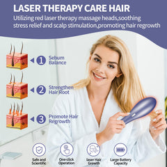 Tkcsoi LaserComb-001 mano sosteniendo dispositivo portátil para cabello