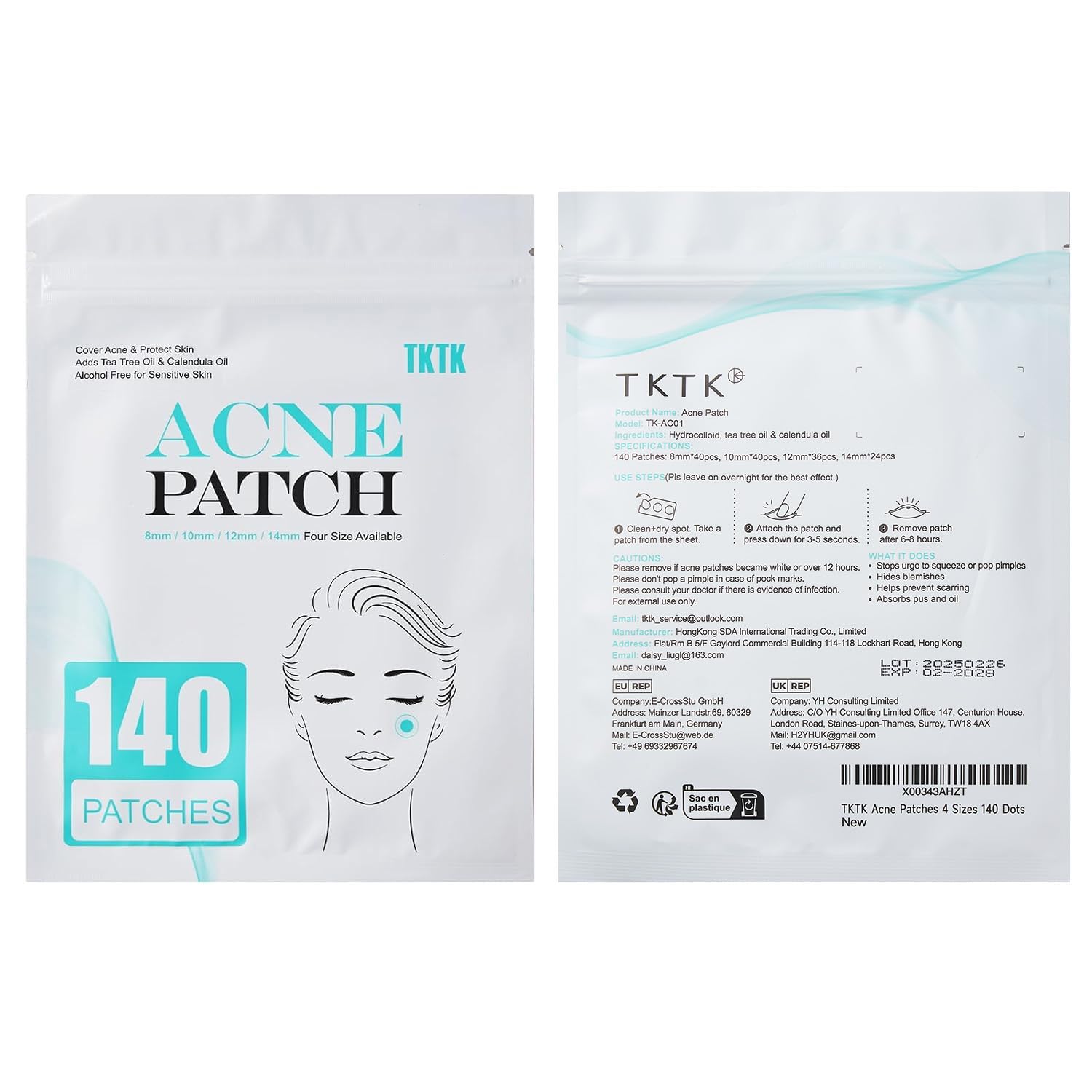 Two-pack set keeps patches ready for upcoming breakouts and travel needs.