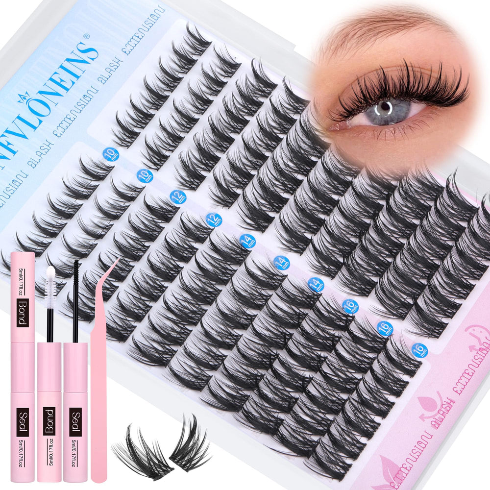 TNFVLONEINS conjunto manga lash clusters ofrece un look encantador para todas las ocasiones