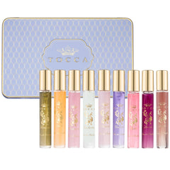 Tocca Wardrobe: estuche de fragancias de viaje en lata, regalo perfecto.