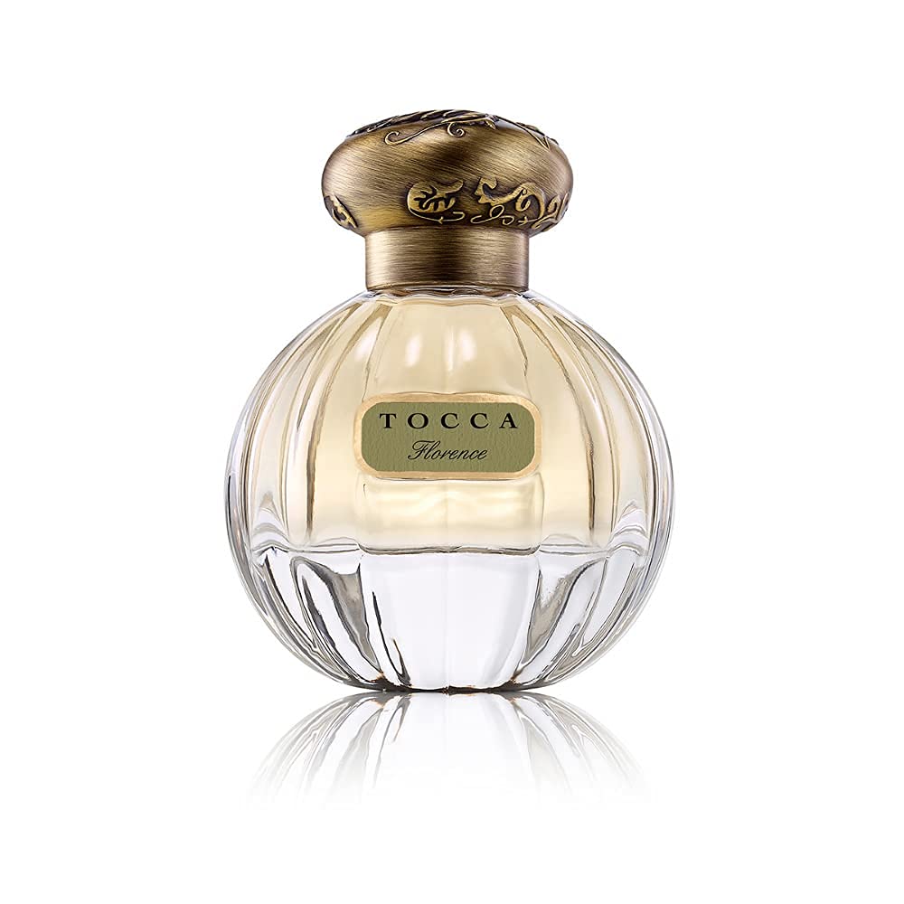 TOCCA Florence frasco de vidrio con estilo vintage, ideal para regalo.