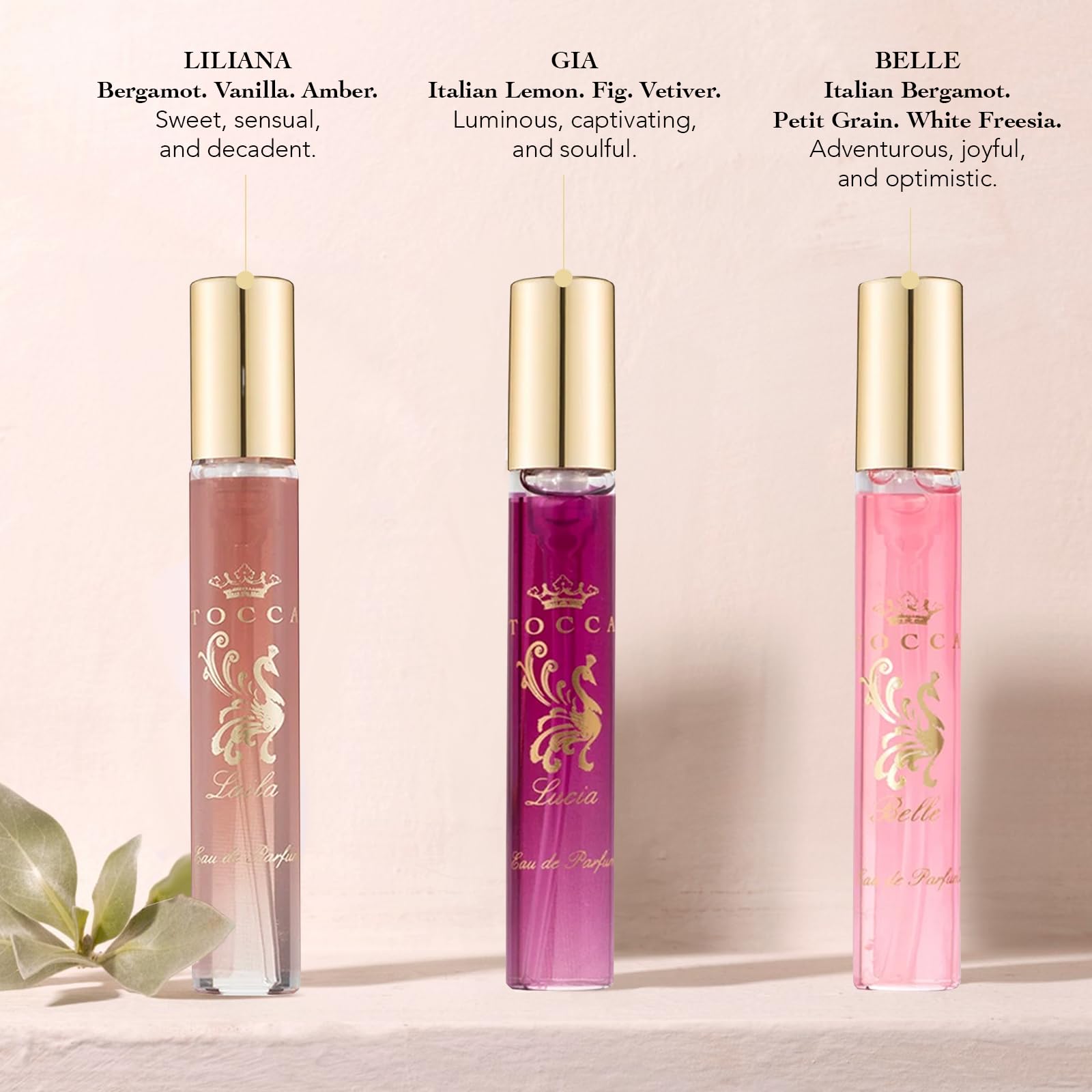 Tocca Simone: muestra con sandía, ylang-ylang y frangipani.