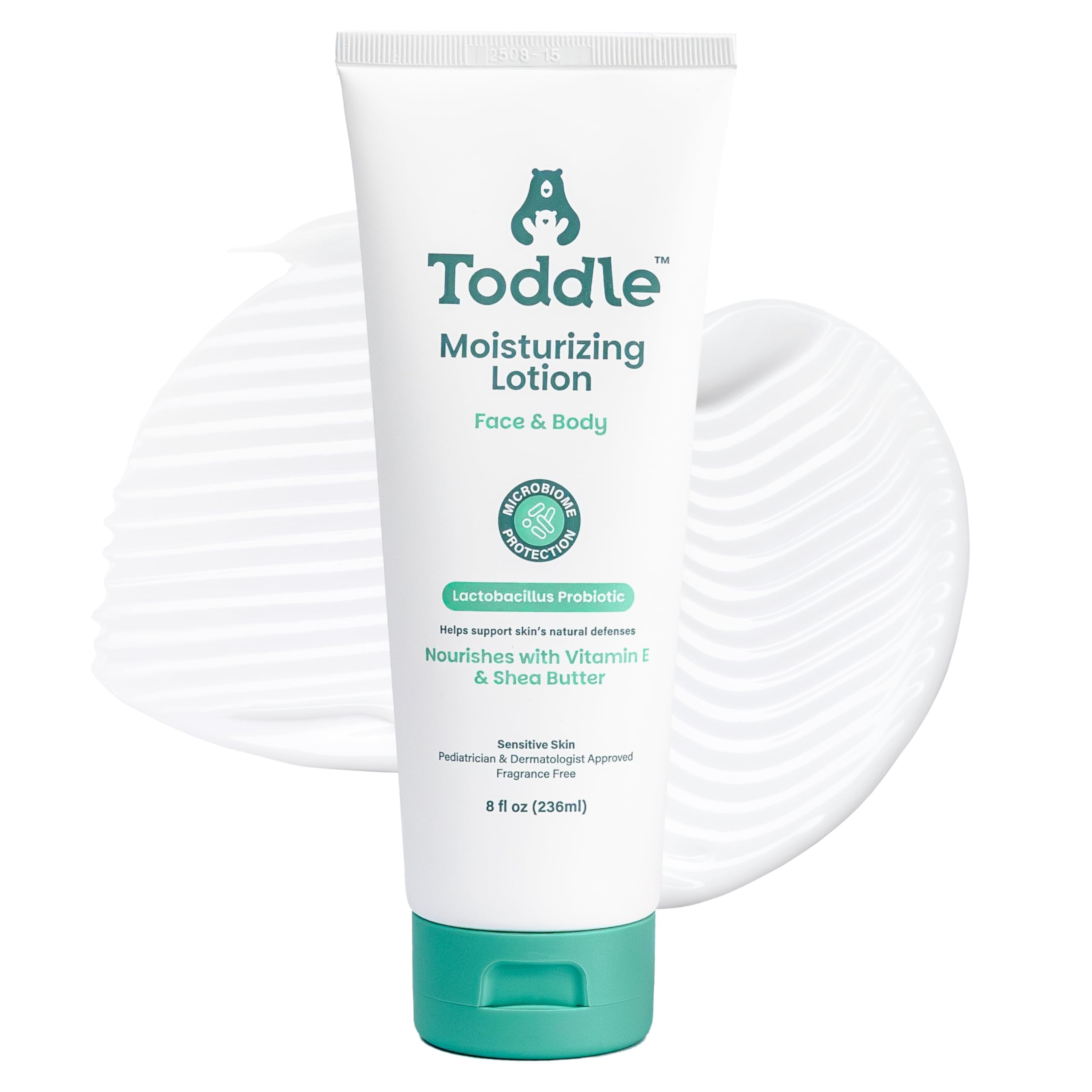 Toddle Probiotico crema hidratante para bote, hidratación suave para piel sensible