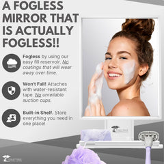 ToiletTree Fogless: ángulo ajustable para maquillarte con comodidad