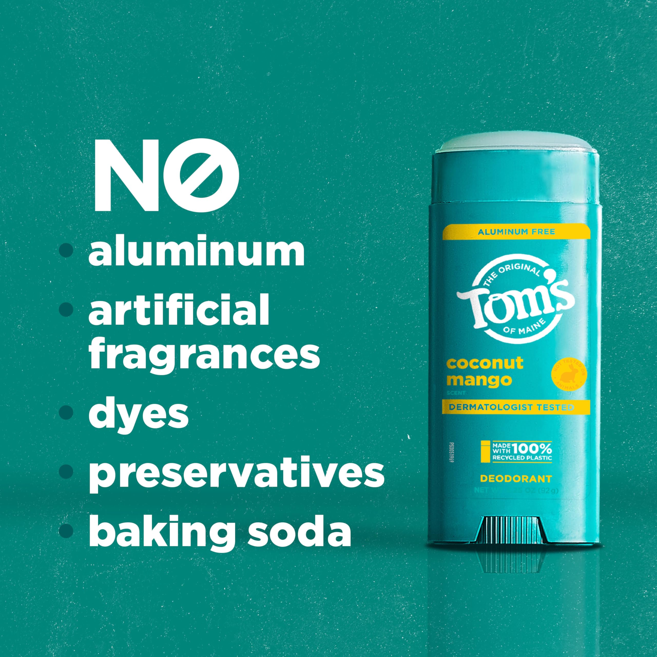 Tom's of Maine Coconut Mango: textura suave para una aplicación uniforme.