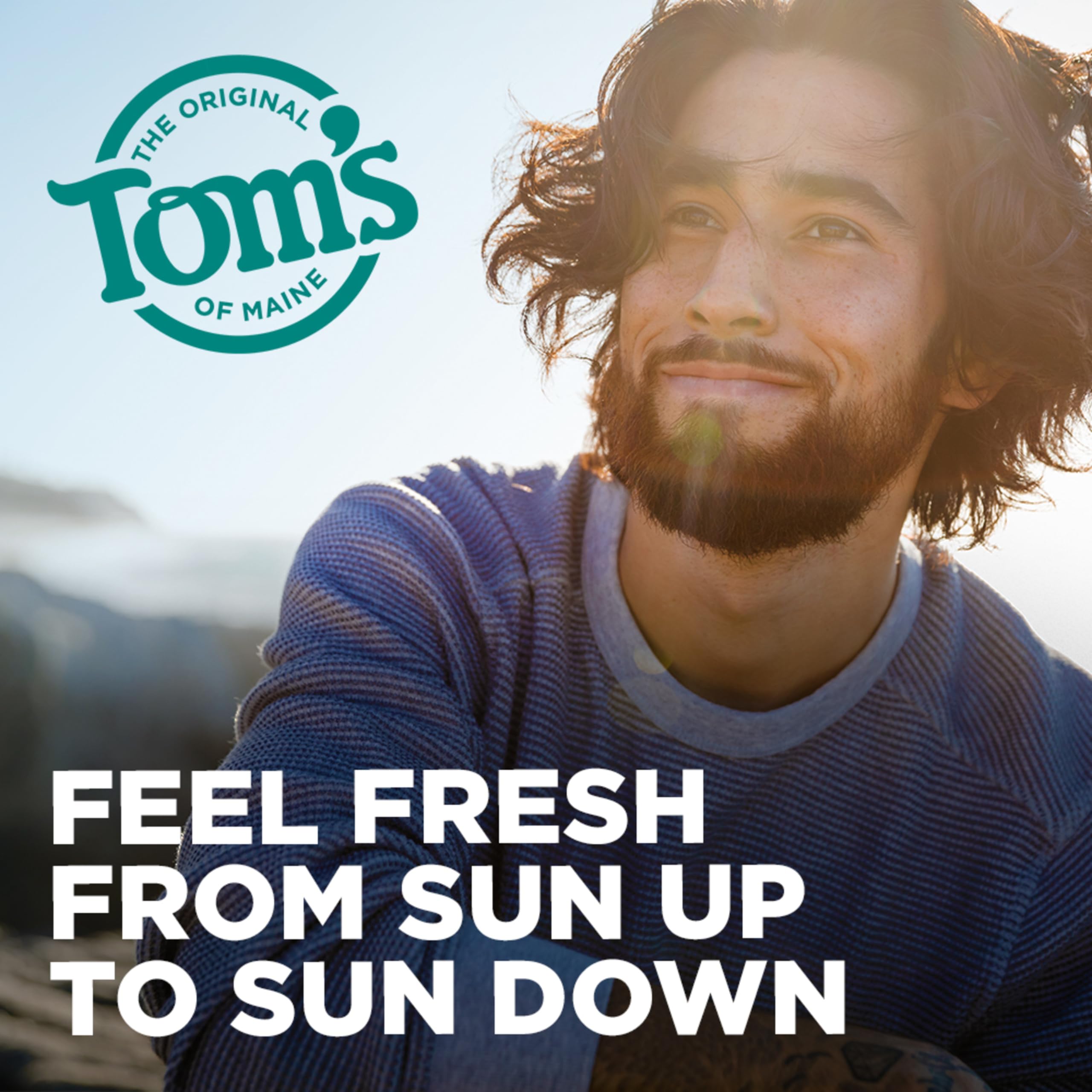 Tom's of Maine envase en barra Montaña, aplicación suave y natural