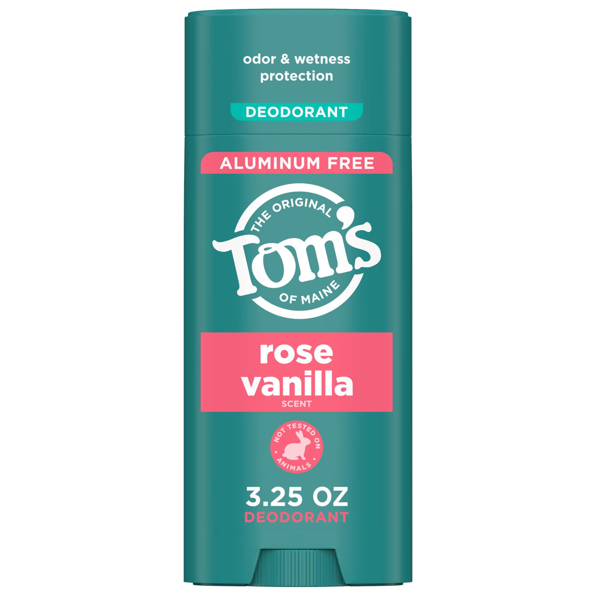 Tom's of Maine Rose Vanilla desodorante natural en barra para uso diario sin aluminio