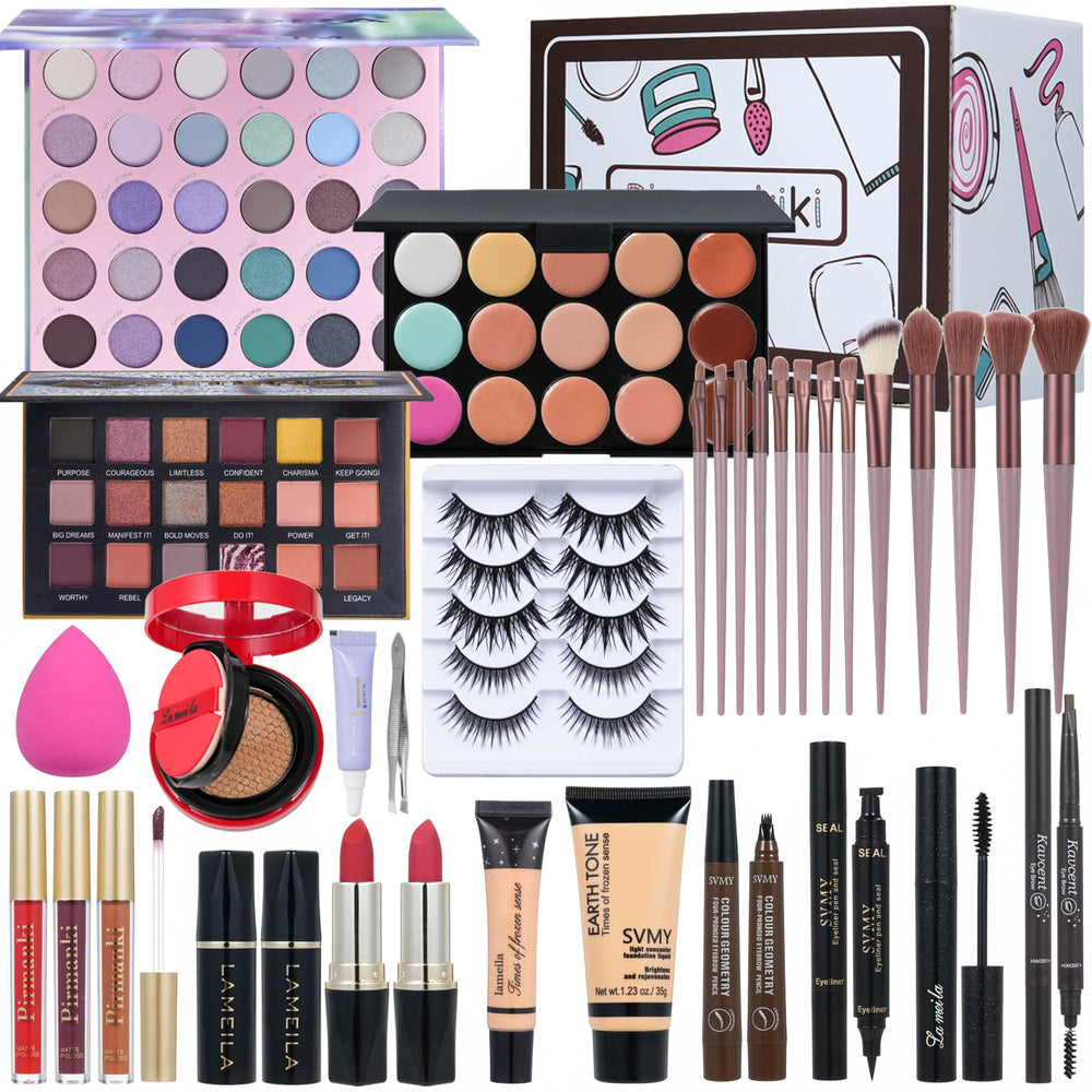 TooAemiS All-in-One Makeup Kit box; convenient travel-ready solution for on-the-go looks.