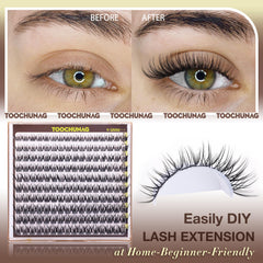 TOOCHUNAG Fairy Lash Clusters banda suave para uso cómodo todo el día
