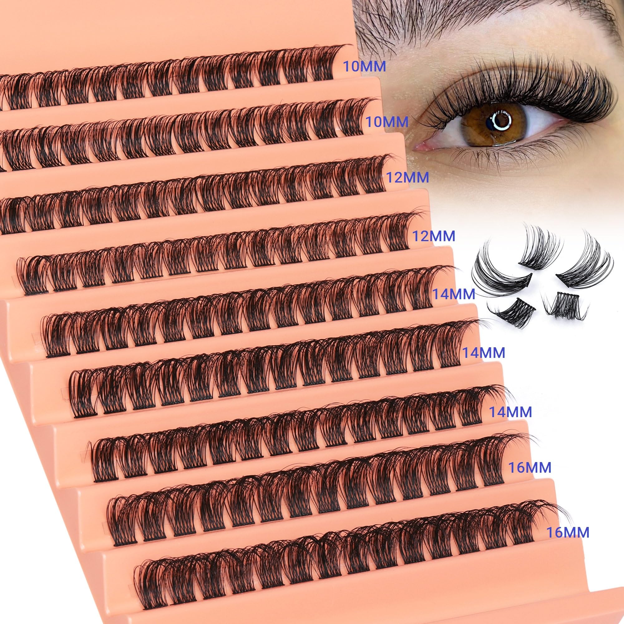 TOOCHUNAG racimos DD Curly en primer plano, apariencia ligera y natural.