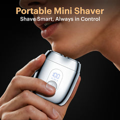 Topwill RX40 afeitadora mini portátil para bolso con control seguro de viaje.