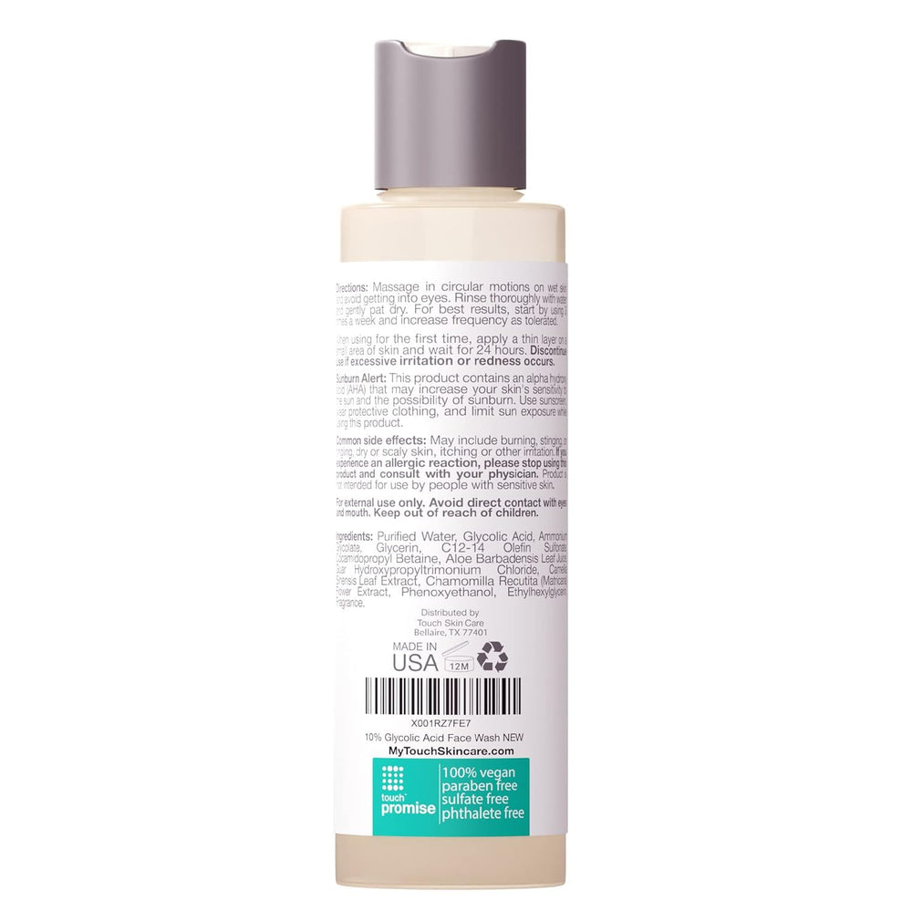 TOUCH Made in USA packaging underscores vegan formulation