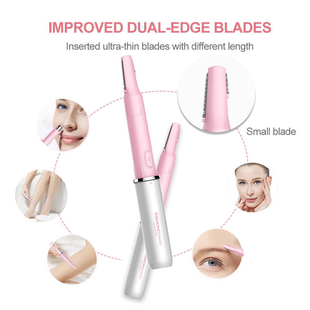 TOUCHBeauty Afilador Nariz Orejas: solución rápida para vello facial.