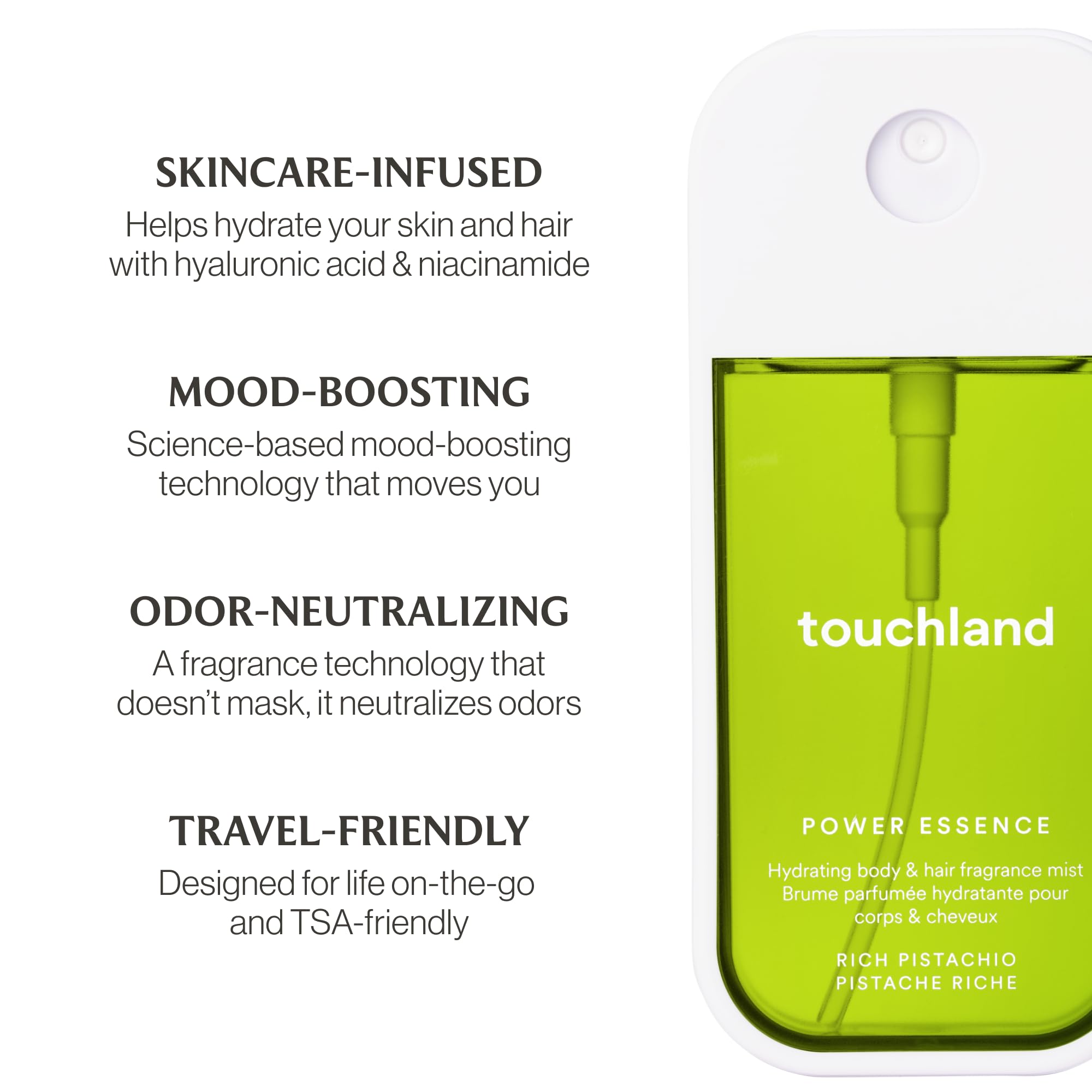 Touchland Capas olfativas para mezclar fragancias.