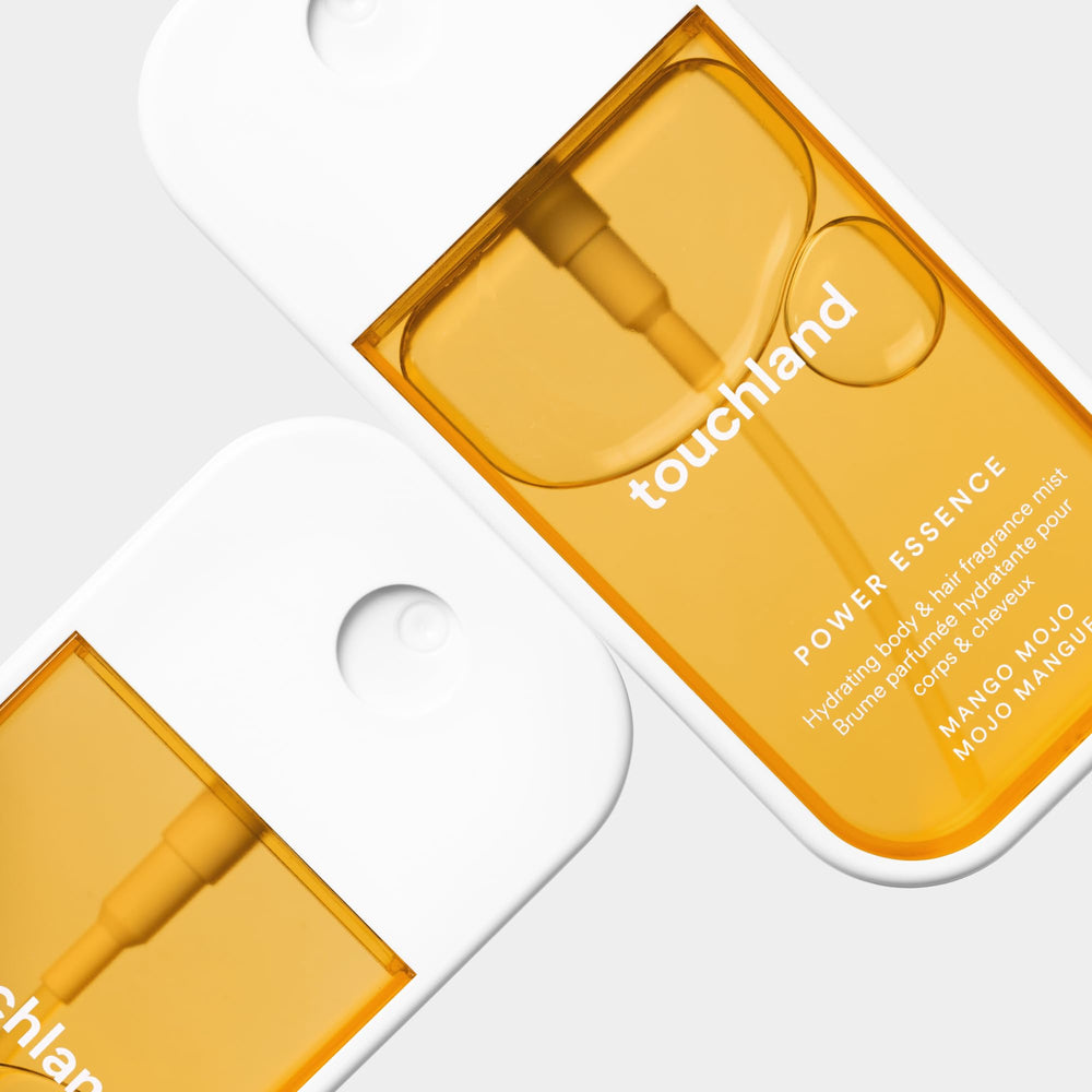 Touchland Mango Mojo layered with Power Essence mists for customization