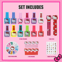 Esmaltes glitter y opacos de Townley Girl Hello Kitty para festivas uñas brillantes