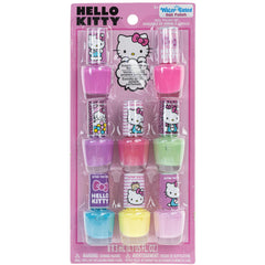 Townley Girl Hello Kitty, 8 esmaltes en conjunto, perfecto para fiestas y spa en casa