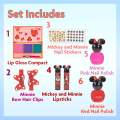 Townley Girl Minnie Mouse esmalte de uñas rosa brillo para looks divertidos