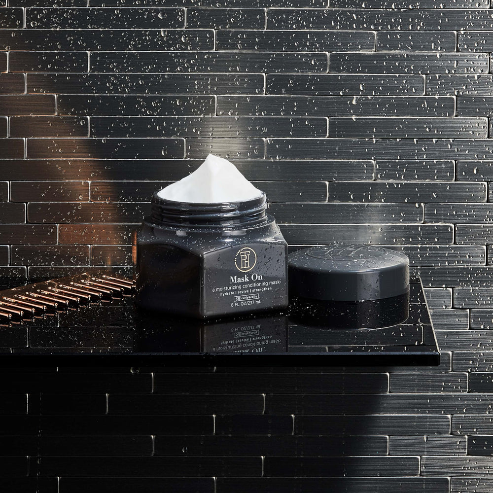 Mascarilla capilar TPH Taraji aroma a mango para uso diario.