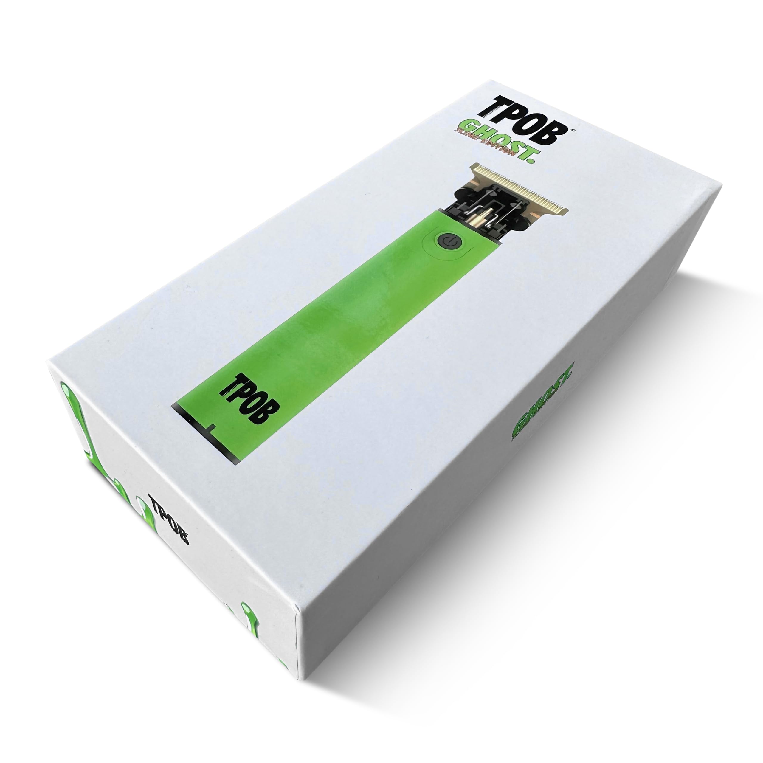 TPOB Ghost Slime trimmer cleaning tool highlights easy maintenance after sessions.