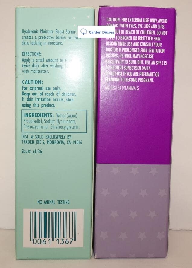 Botella del suero nocturno con retinol de Trader Joe's para piel luminosa