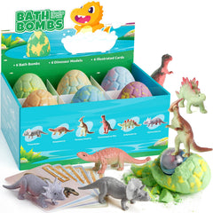 TranquilBliss Dino Egg: caja decorada con dinosaurios, regalo divertido para fiestas infantiles