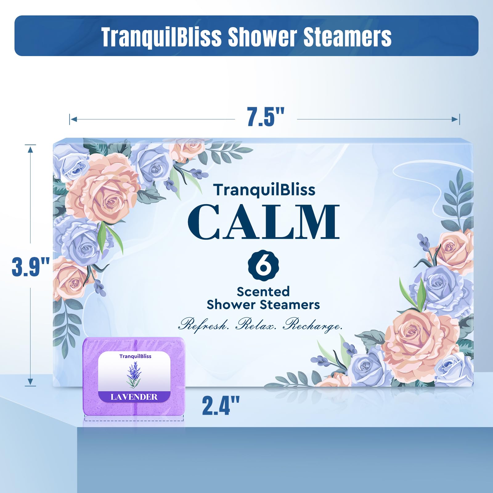 TranquilBliss pastilla cítricos energía ligera para empezar la mañana.