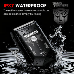Transformers resistente al agua IPX7, limpieza rápida bajo grifo