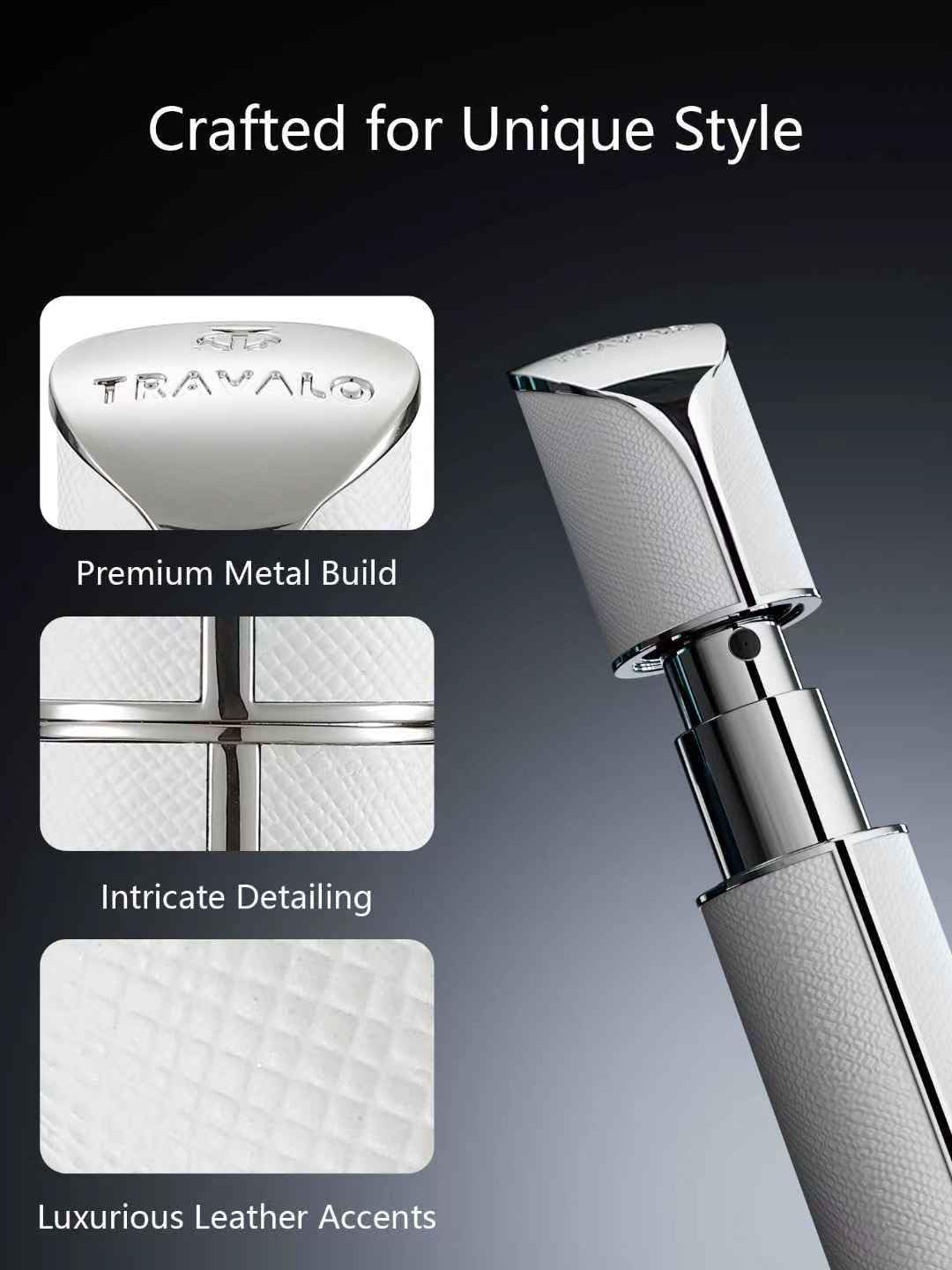 Travalo AQUA, capacidad de 5 ml, ideal para viajes cortos