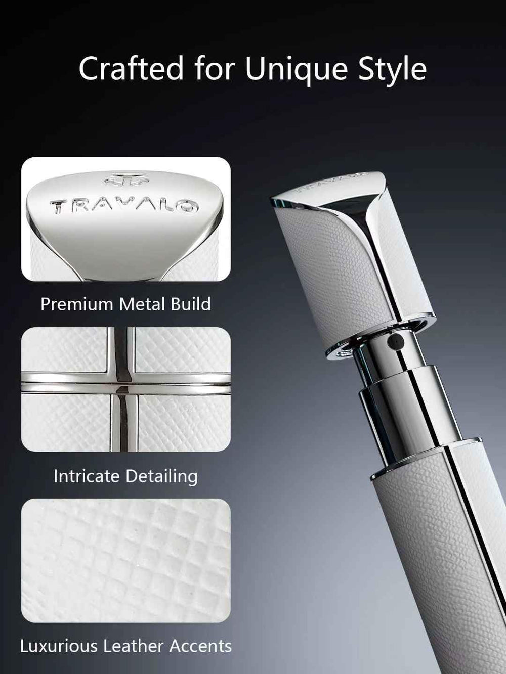 Travalo AQUA, capacidad de 5 ml, ideal para viajes cortos