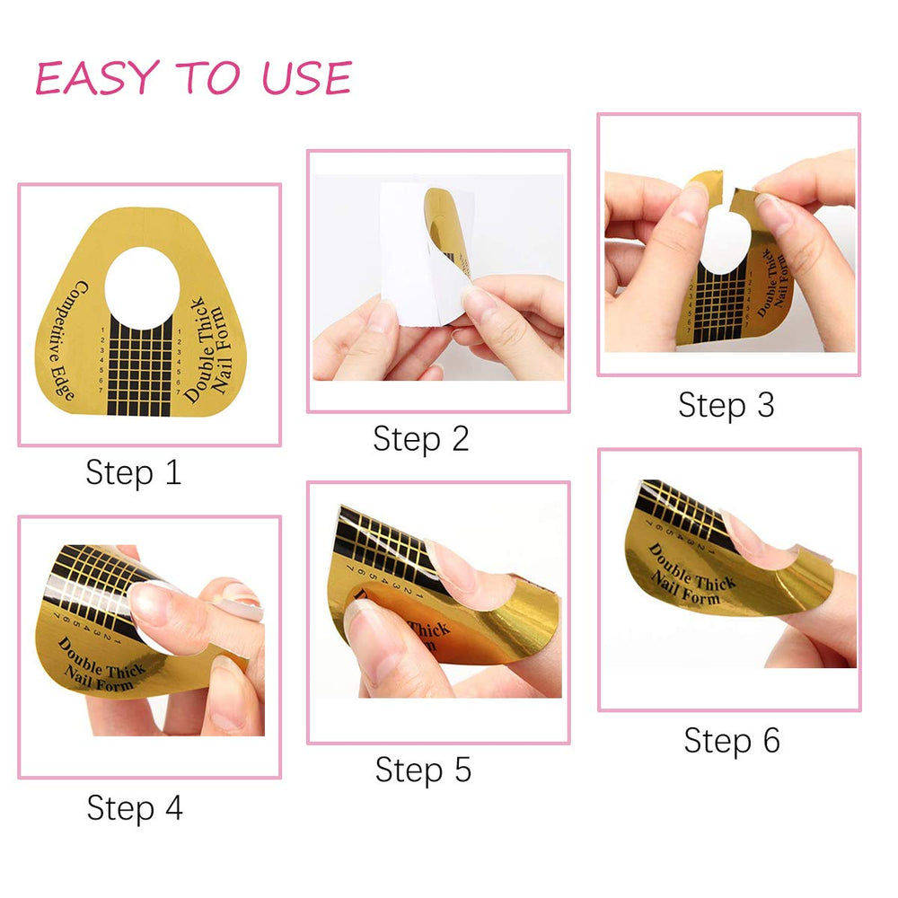 Treamlyn extensión de uñas con gel en formas para resultados duraderos.