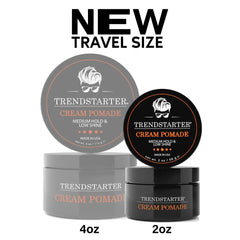 TRENDSTARTER Cream Pomade for hair definition with subtle texture.