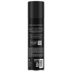 Emballage du spray TRESemmé au nouveau design, visuel moderne.