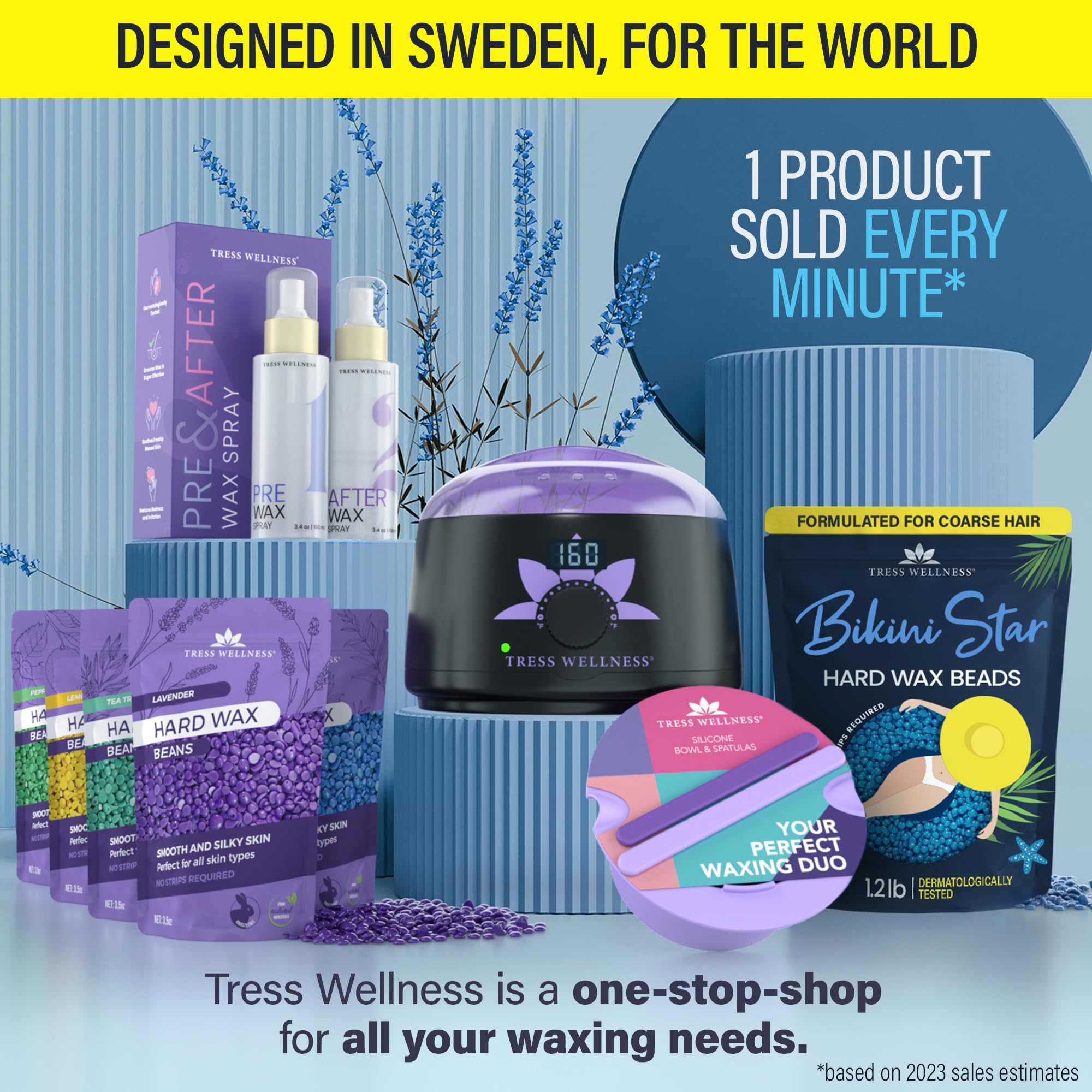 Aroma Sea Kissed durante la depilación con Tress Wellness