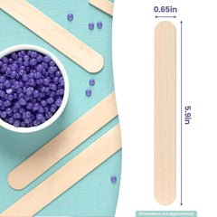 Palitos de Tress Wellness para cera de cuerpo y rostro con cobertura amplia