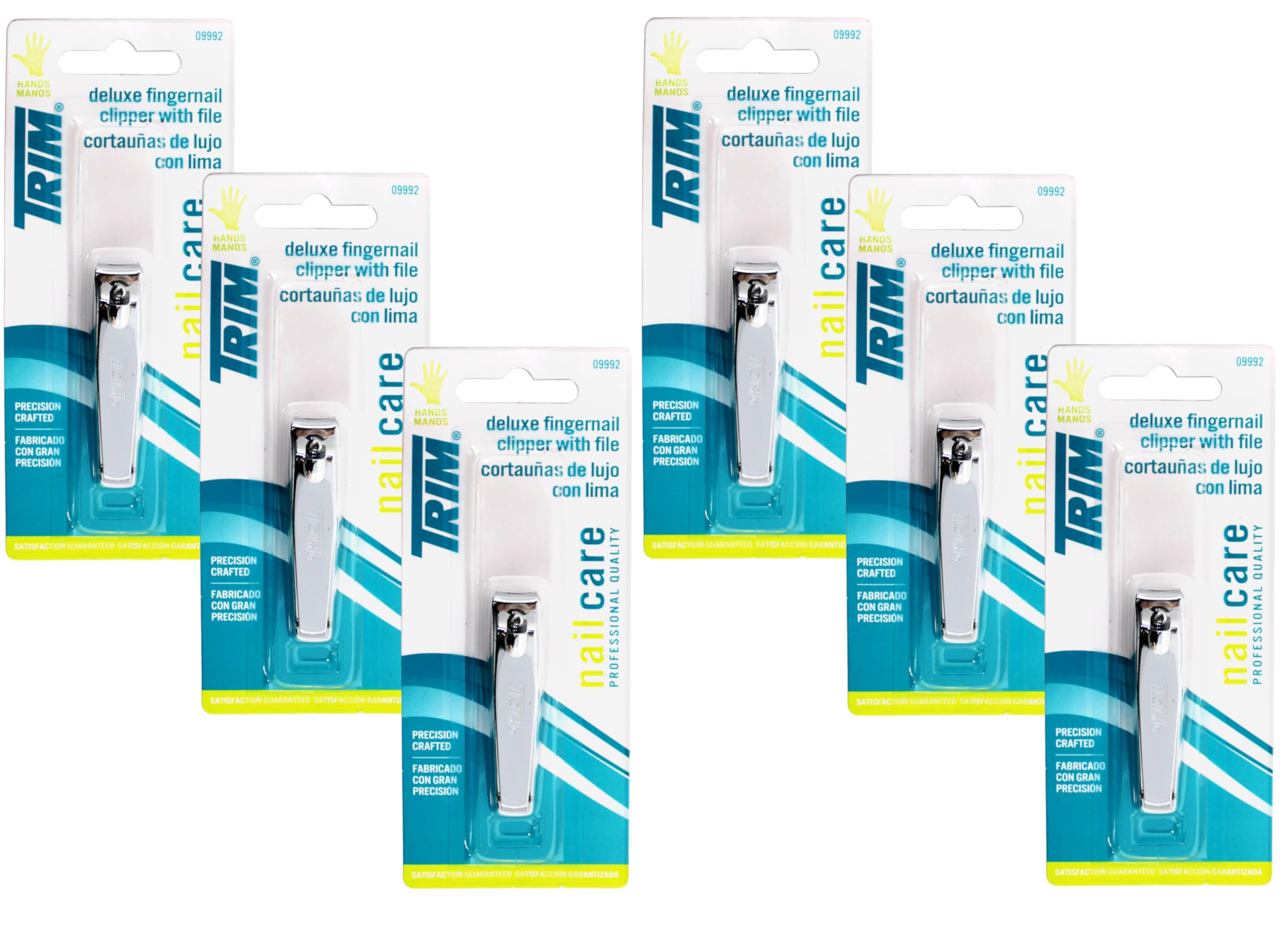Trim Deluxe Pack de 6 herramientas para cuidado de uñas en casa
