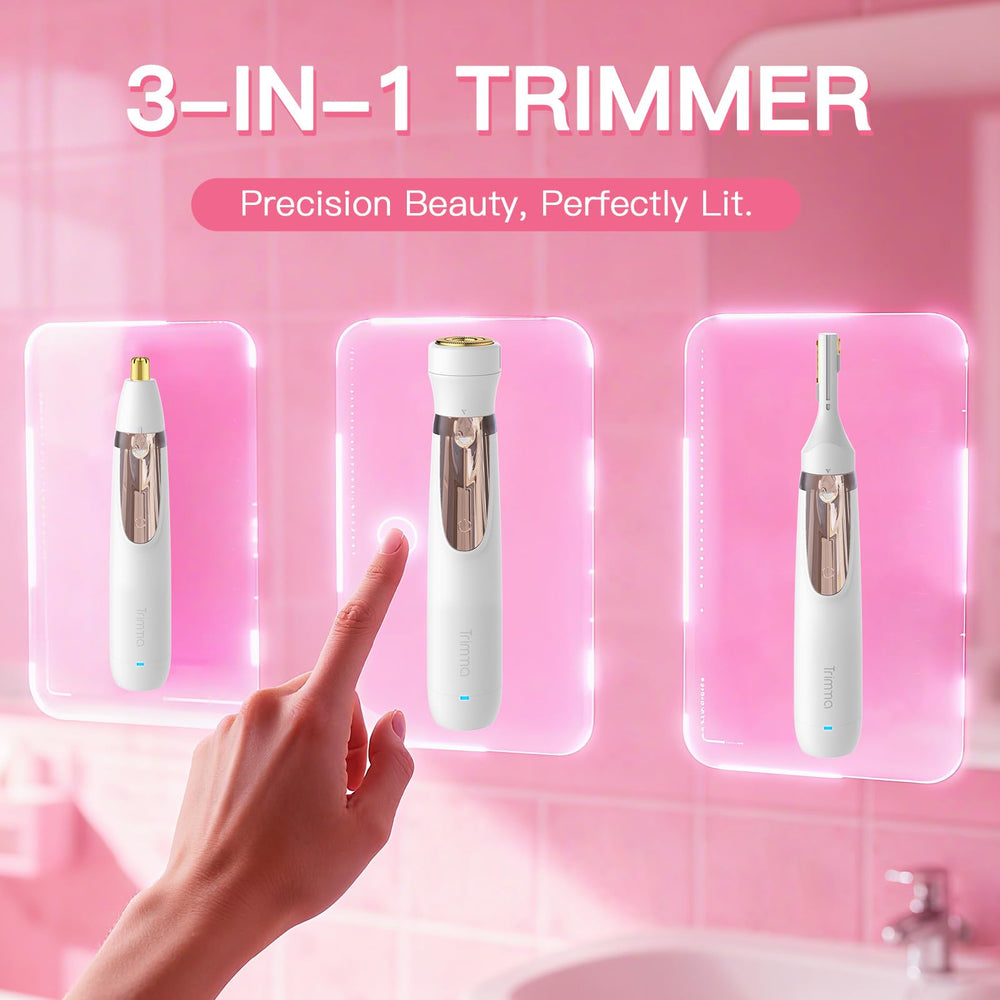 Trimma diseño 3en1 portátil: ideal para viaje y retoques rápidos.