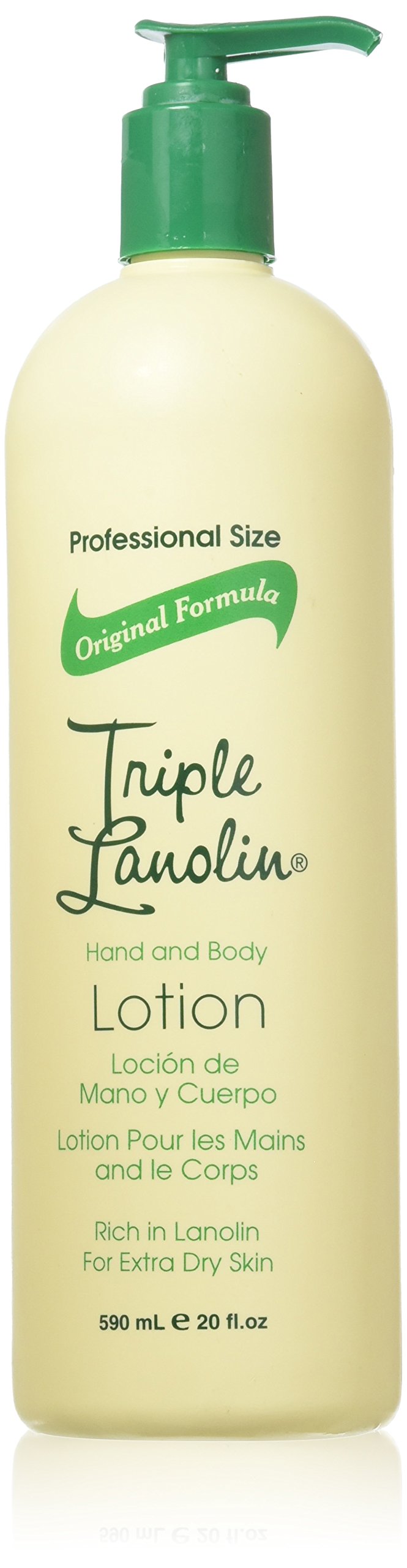 Triple Lanolin frasco original, crema suave para piel seca y calmante.